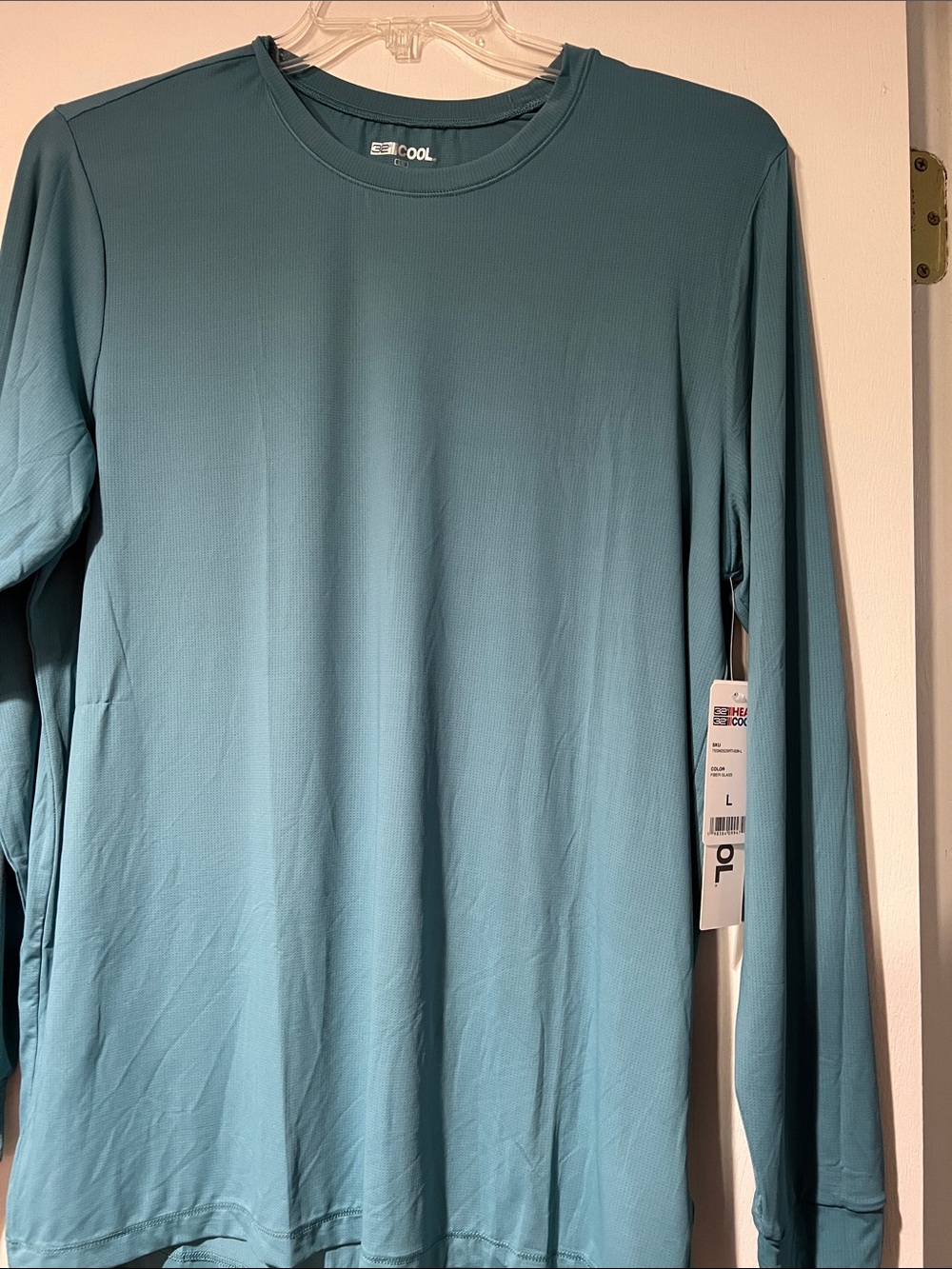 32 Degrees Men's Long-Sleeve Performance Tee Size Large New